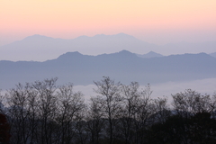 高原の朝