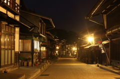 宿場の夜