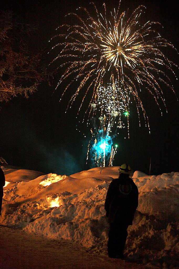 雪祭りの夜2010（冬花火編）