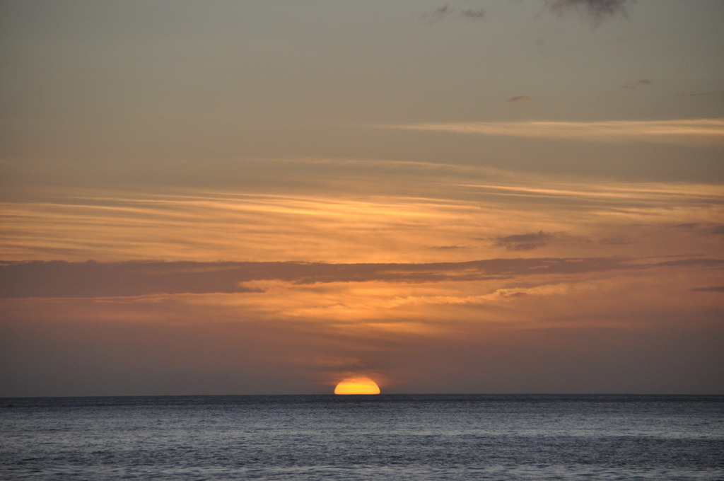 東シナ海夕日