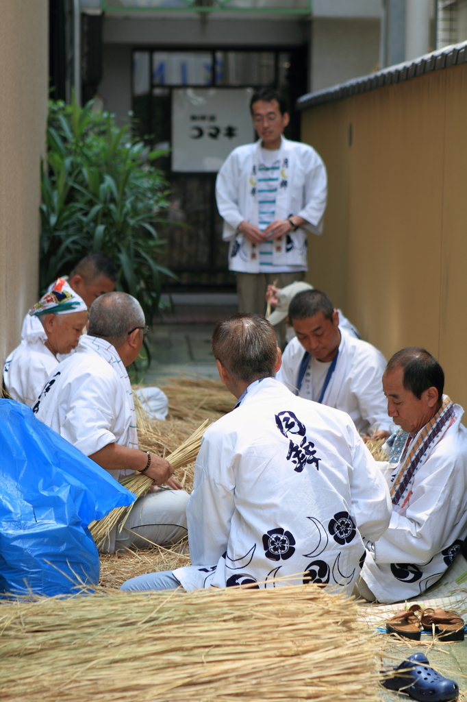 祭りの準備