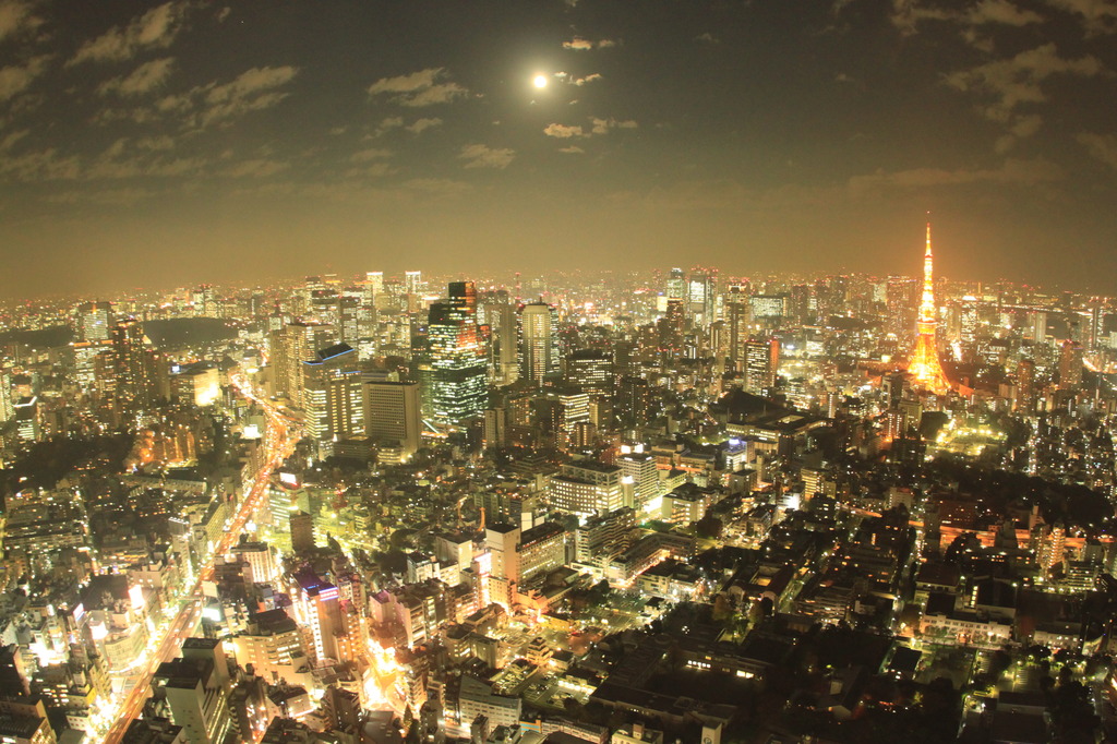 満月の東京