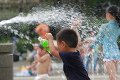 真夏の公園