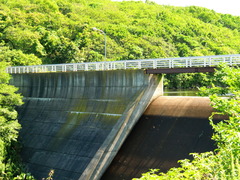 夏のダム