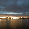 Sydney harbor in the dawn