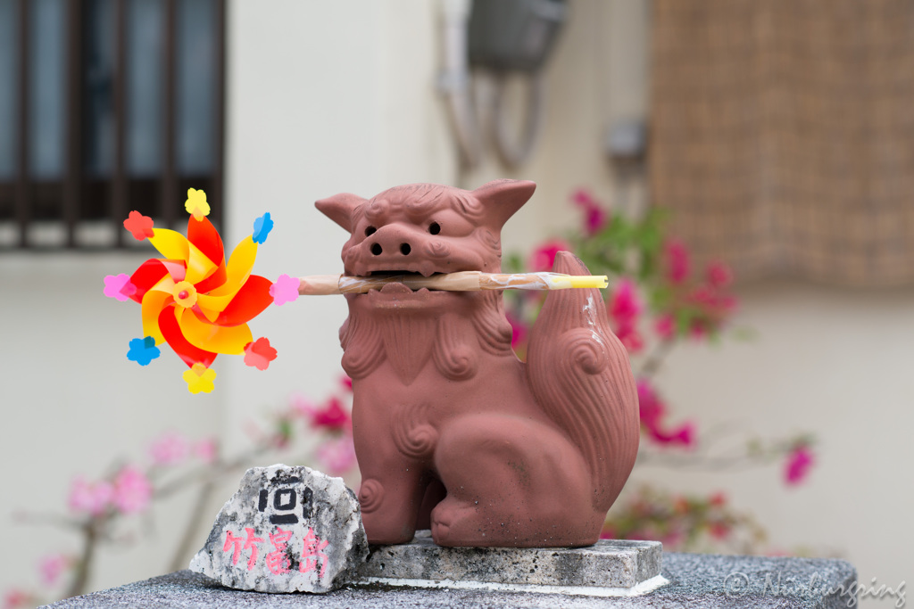 なんちゃって風力発電シーサー