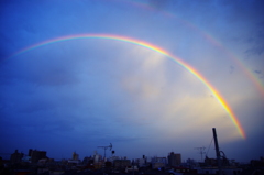 梅雨空に架け橋