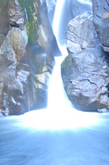 Laser water fall