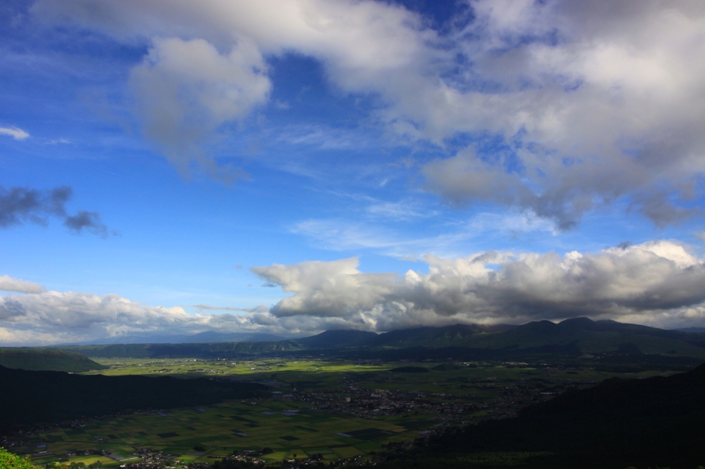 雲と同じ高さに