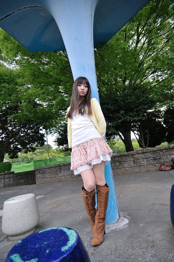 青いオブジェ