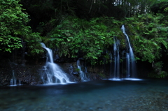 青い滝