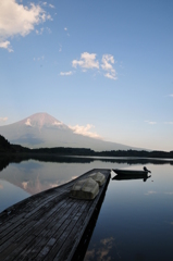 たぬき湖の富士山