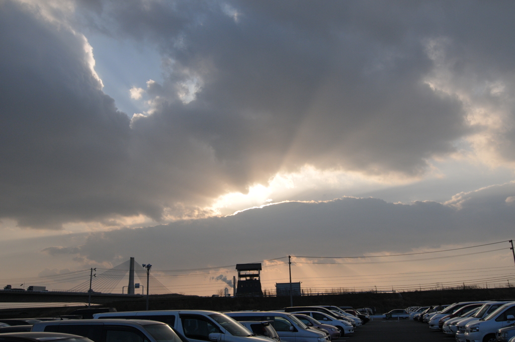 長島の青空
