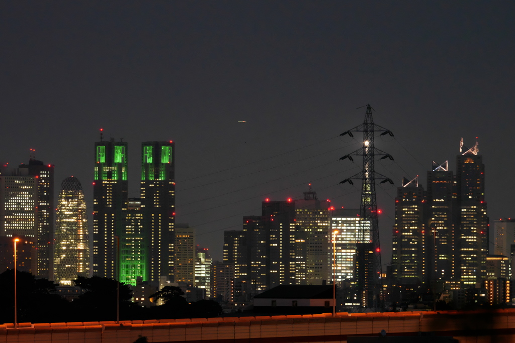 西新宿秋の夜景
