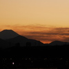 宵の富士山