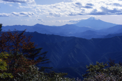 三頭山から富士