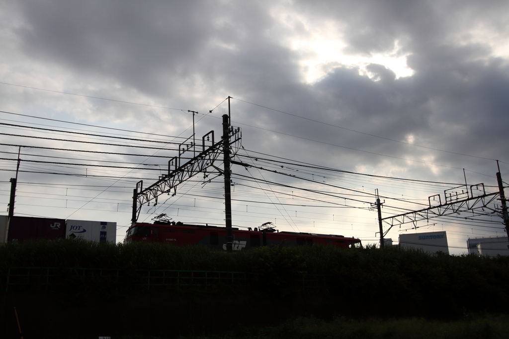 金太郎が走る情景