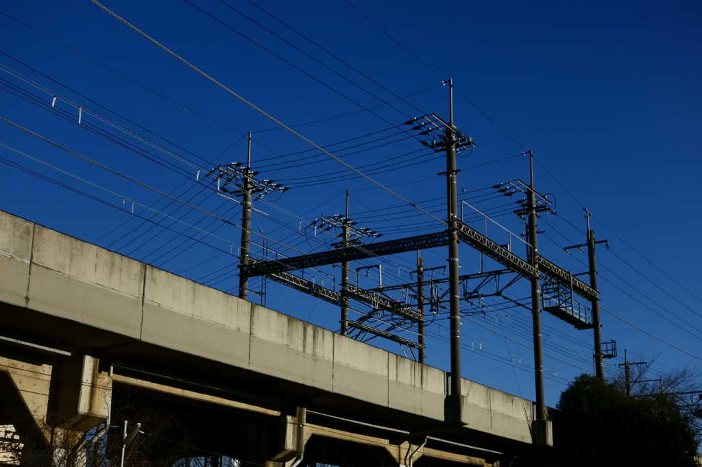変電所近くの軌道
