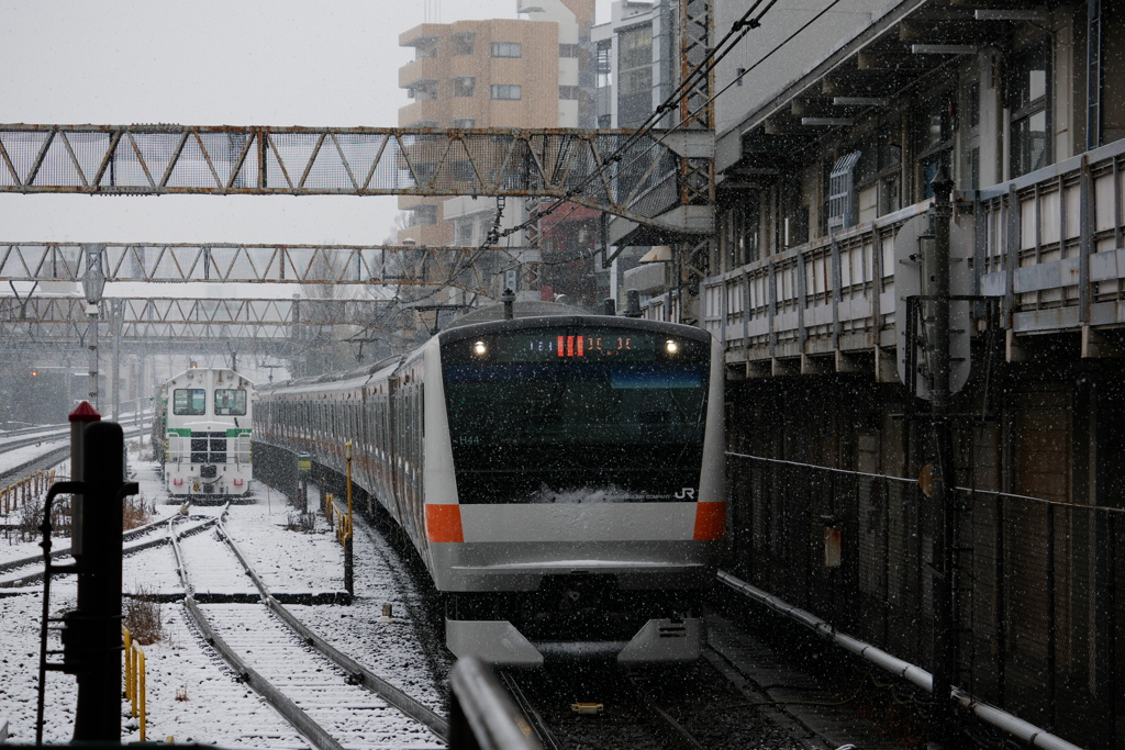 以外に混んでいなかった今朝の中央線