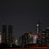 西新宿雨の後の夜景