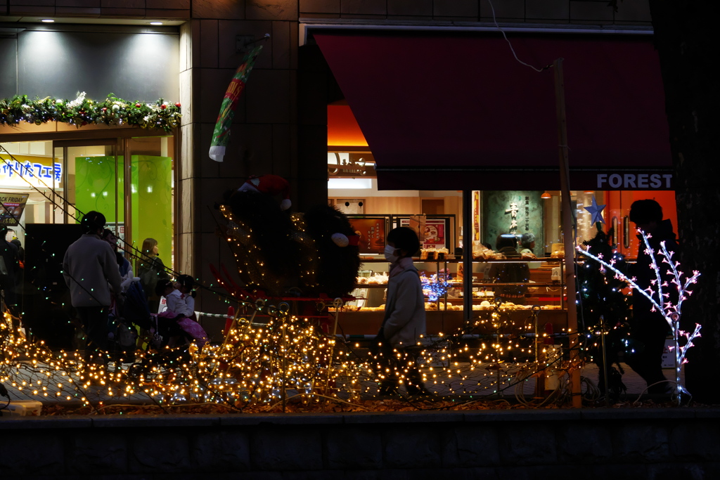 早くも町は師走の雰囲気