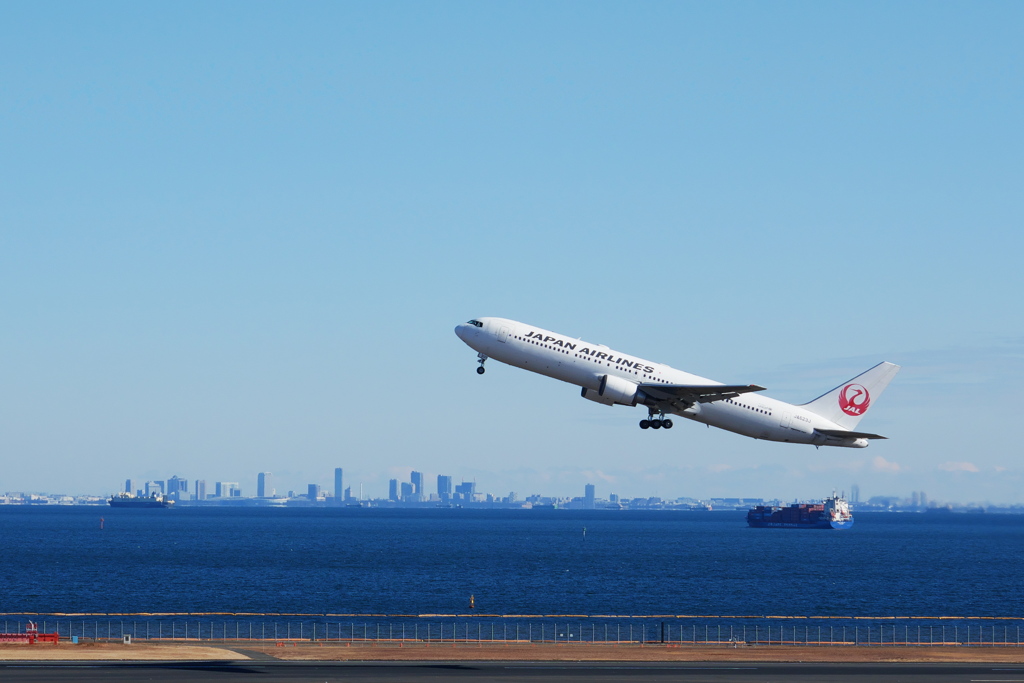 takeoff　Boeing 767
