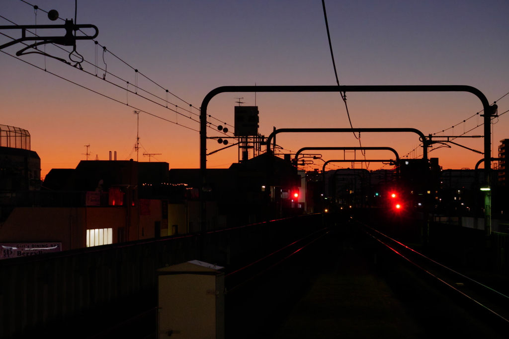 久しぶりに良い夕空を見た♪