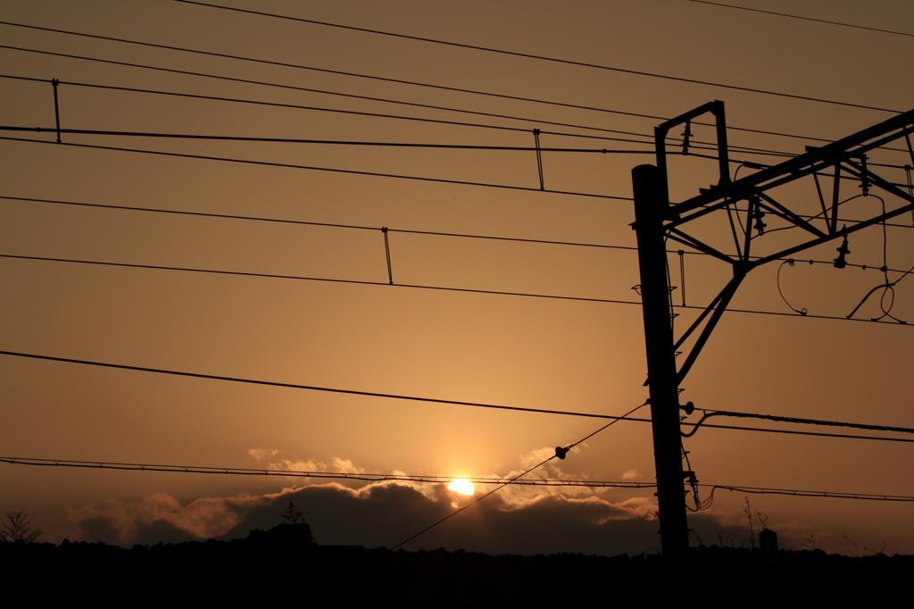 日常の夕景 2015年3月