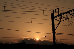 日常の夕景 2015年3月