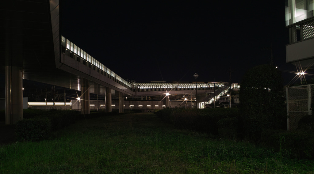 夜の空中回廊