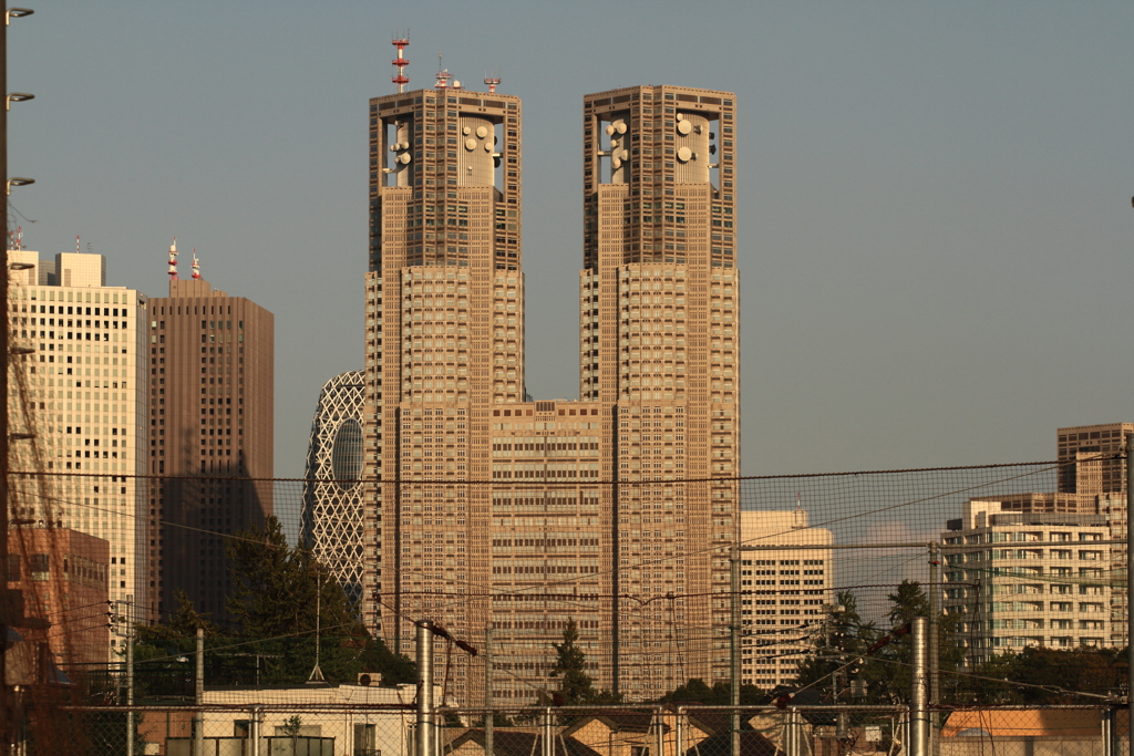 西新宿を一望する場所
