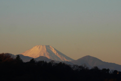 2023年元旦の富士山