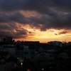 或る日の夕空