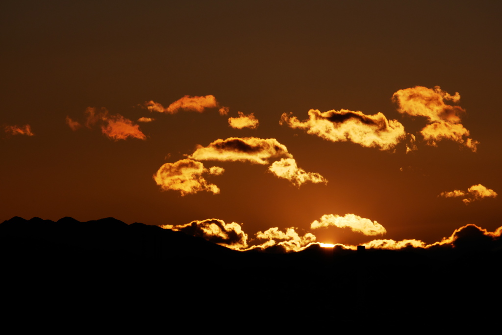 今日の夕空 2021年2月15日