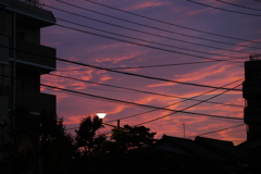 今日の夕空 2018年5月17日