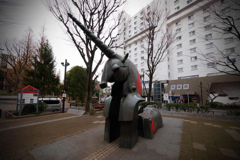 カイザースラウテルン広場のユニコーン