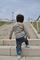 頂上へ