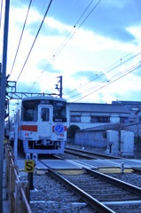 寒空電車