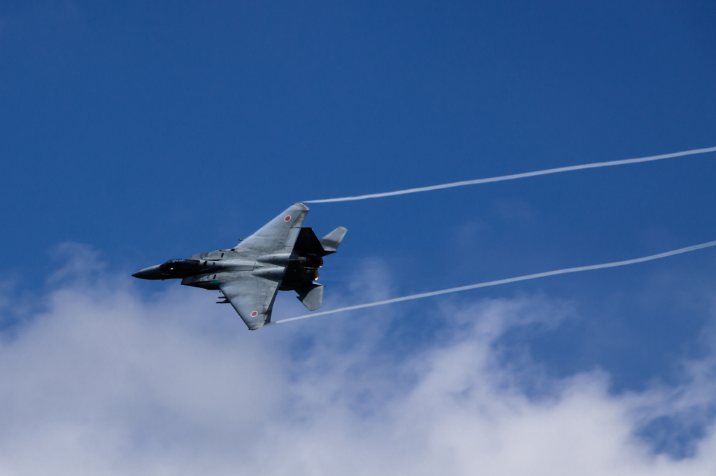 F-15 left turn