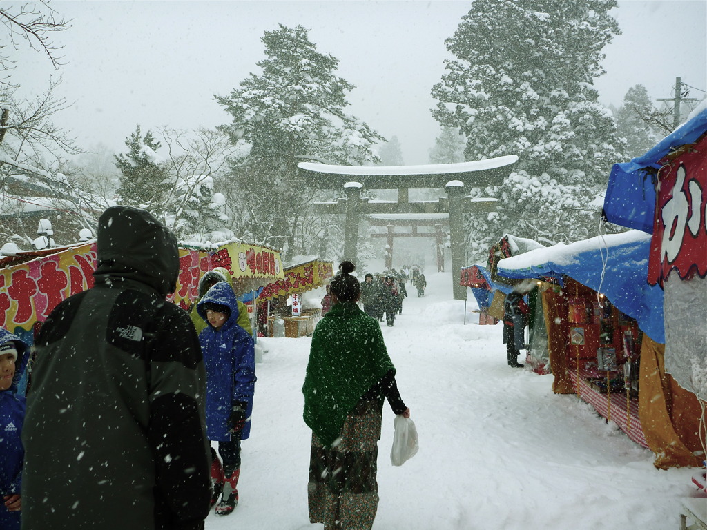 大雪の日