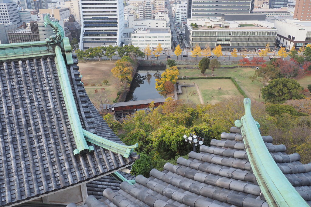 天守閣から