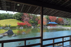 大仙公園日本庭園の秋 ４