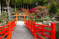 祓川弁財天紅葉（高野山）