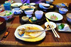 旅館の朝食