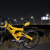 スタジアムと自転車