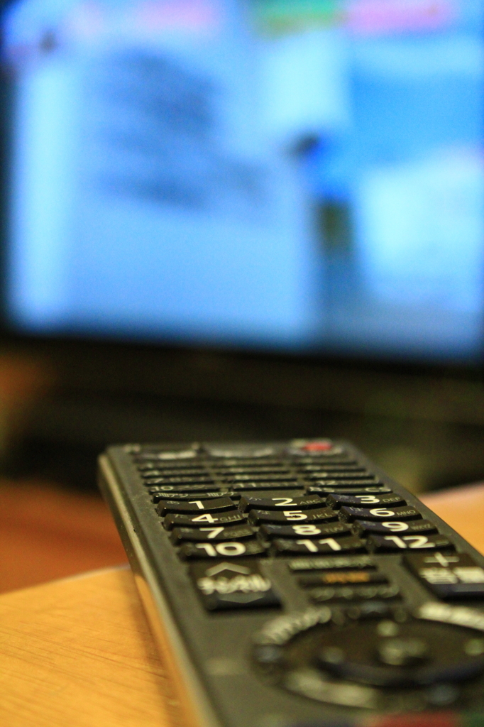 テレビを見るのです