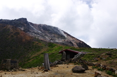 生きている山