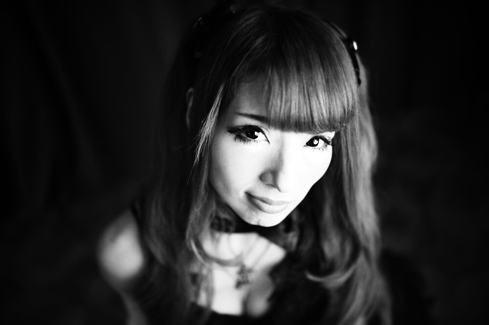 Sayaka Mine B&W