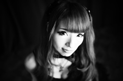 Sayaka Mine B&W