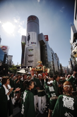 渋谷の真ん中のいなせ
